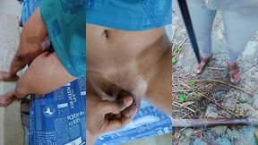 twink with small penis funny masturbating and pissing