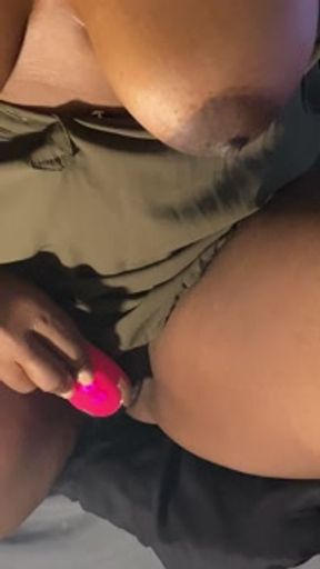 Trying out my new clit sucking toy