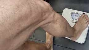 PART2 NEW! HAIRY FBB MASSIVE LEGS CALF CALVES VIEW GIANT HAIRY BELLY WORKOUT PUMPED BIGGER AS HELL MIONSTER TATTOO ARMS BICEPS HUGE BATHROON MASSIVE HAIRY STYLE