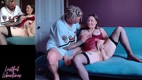 Real amateur couple live show recording