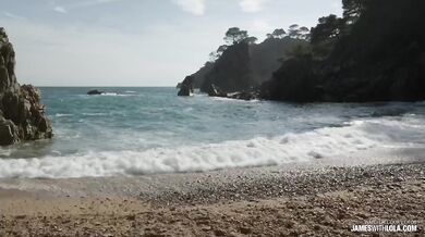 Ocean view love making Costa Brava passion that romantic couple