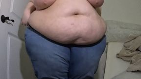 SSBBW versus 64 Inch Waist Jeans