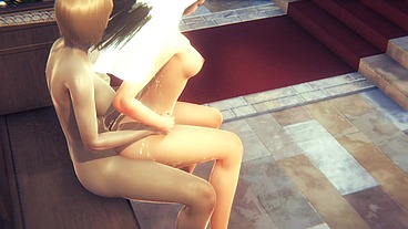 Hentai Uncensored - Haruka fucking her boyfriend in her wedding dress - Japanese Asian Manga Anime Game Porn