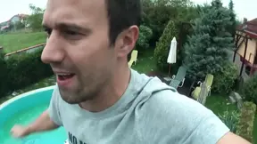 Wild group sex party with black and white participants