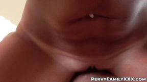 Stepaunt Vanessa Cage's Devouring Blowjob & Cowgirl Ride