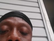 Caught jacking on my back patio by my neighbor