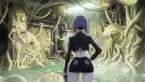 Mature mom gets creampied by Swamp Alien in an outdoor hentai fantasy