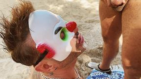 the curious clown  super orgy with viktor rom, pablo y sebas & leo bulgari - cruising at maspalomas dunes!!! - full video!!!