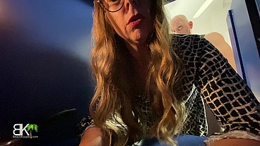 I got my BIG ASS STUCK in the cabinet and my hubby FUCKS me and CREAMPIES ME!
