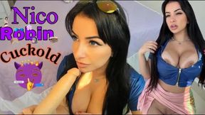 One Piece Nico Robin Cosplay MILF Cuckolds You Anal Cum Trip