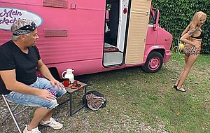 Happy Outdoor German Campers