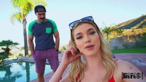 Charles Dera fucks Anny Aurora by the pool