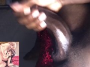 TWO GIRLS THREESOME TONIKZALEX STROKING BBC MOANS, TALKS DIRTY & CUMS HUGE LOAD CUM INSIDE CARTOON