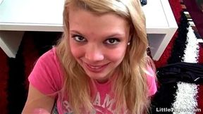 Little Taylor Sucking White cock