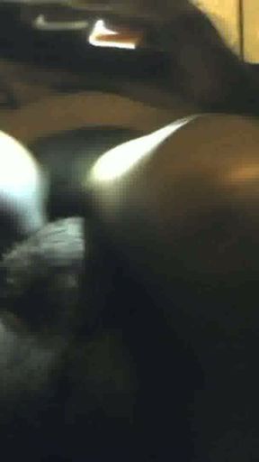 Creampie the Skinny Ebony Milf   Clip 1