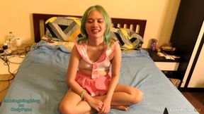 Asian college girl fucks repairman