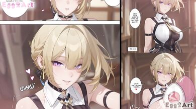 zenless zone zero Hentai Aldult Comic Ep.003 - Evelyn Blow Job Manga by Egg2Art