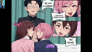 Aira and Ayase want Okarun's huge cock inside them