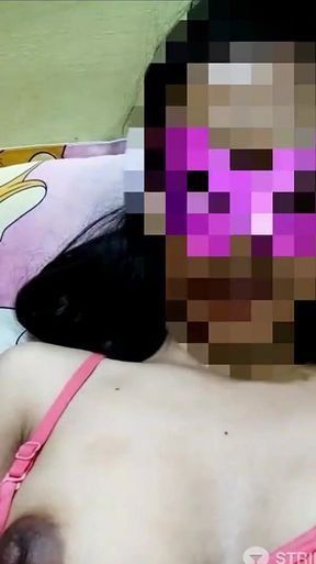 She enjoys herself with fingering and screaming and moaning