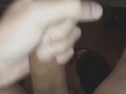 BBC quick wank! HUGE CUMSHOT!