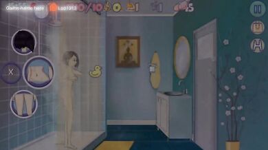 A lustful student girl takes the path of debauchery. Hentai Game. part 2