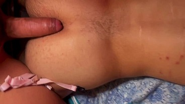 Shemale Vanessa Rafaella - Me cumming inside his ass and then he cumming inside my ass