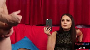 Stockings british voyeur enjoys private show