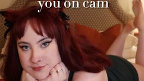 Your cat e-gf teases you on cam - with Mistress Pixie