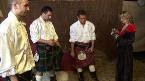 Alexis May gets double penetration gang banged