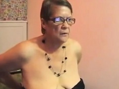 Fugly granny is old and horny