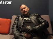 English Leather Master JFF live show with his boy part 1 sucking and fucking in leather PREVIEW