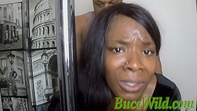 Ebony Ghetto Girl Sucking Big Black Dick And Getting Ass Fucked In Pov Anal