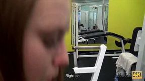 HUNT4K After hard training in gym lassie is ready for sex money
