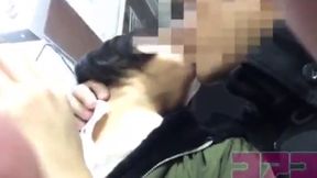 Amateur Couple Raw Sex in Ikebukuro - Girlfriend Shows Tongue When Excited