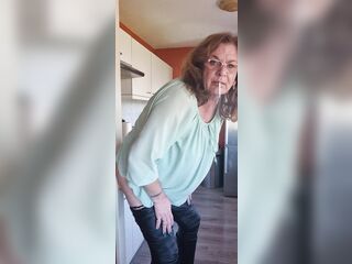 Enjoying my vibrator whilst smokin'