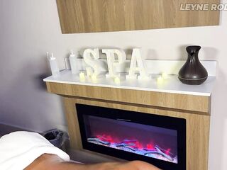 Enormous Organic Body Tension - Beautiful Latin babe's Real Massage & Glad Ending