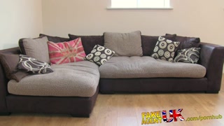 FakeAgentUK Tight pussy pornstar causes agent issues in fake casting