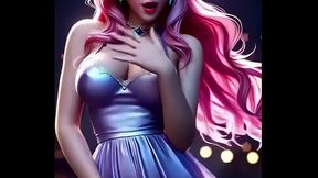 Seraphine Hot Dance (趙希予- 星光派對) | League of Legends | 3D Dance | AI Generated Uncensored Hentai Cosplay