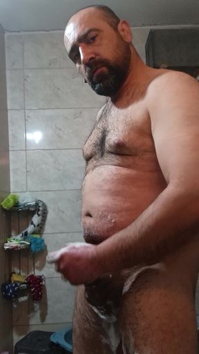 Master Daddy Cums in the Shower