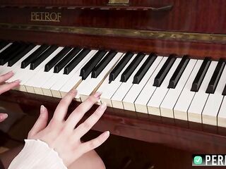 Play the Piano or Play with my Twat? Eva Foreva for Perfect18