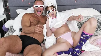 Petite Melanie Marie Fucks Hard at a Steamy Slumber Party