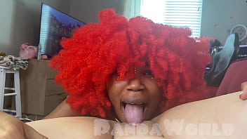 Big Tiddy PAWG Panda Super Fan Fucks Sucks &amp_ Eats BBC &amp_ Black Pussy