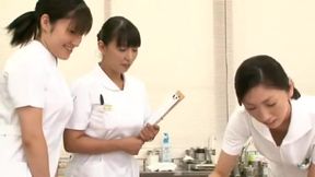 ナース看護婦 連続手コキフェラ 吐精射精 性奉仕　 精子スペルマザーメン精液採取 nurse handjob sex service semen sperma