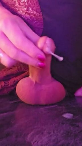 TS Lilly Sophie Late Night Wank and Cum