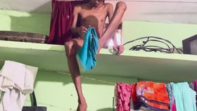 Indian desi boy masterbation in a room