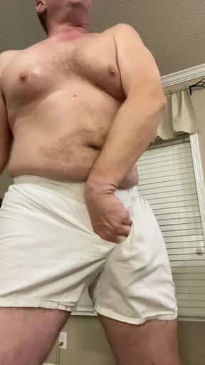 Jerking My Big Fuckin Dick and Shoot Cum for You Nasty Sluts