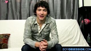 BoyObsession.com - Josh Bensan's twink interview and dick wanking session