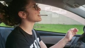 Riding In The Car With Me As I Smoke (HD WMV)