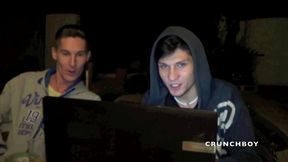 first gay experience for this sexy straight boy curious