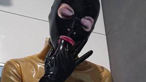 Indulging in the Pleasure: A Latex Catsuit Exhibitionism Show